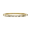 Thumbnail Image 1 of Fossil All Stacked Up Ladies' Gold Tone Crystal Ring - Size L