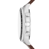 Thumbnail Image 2 of Fossil Sport Tourer Men's Cream Chronograph Dial Brown Leather Strap Watch