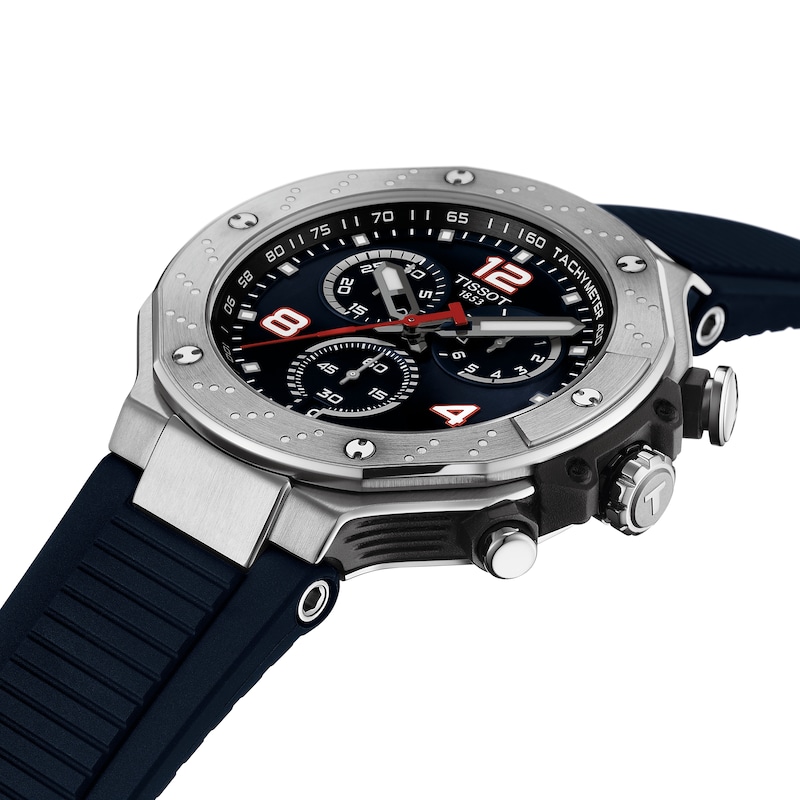 Main Image 4 of Tissot Race Moto GP Men's Navy Silicone Strap Watch