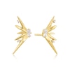 Thumbnail Image 0 of Anie Haie 14ct Gold Plated Statement Spike Stud Earrings