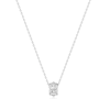 Thumbnail Image 1 of Anie Haie Sterling Silver Rhodium Plated Geometric Sparkle Pendant Necklace