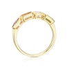 Thumbnail Image 2 of 9ct Yellow Gold Cleo Multi Gem Multi Shape Ring