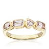 Thumbnail Image 0 of 9ct Yellow Gold Cleo Rose De France Amethyst Multi Shape Ring