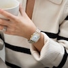 Thumbnail Image 3 of Sekonda Monica Maxi Ladies’ White Rectangular Dial Two Tone Bracelet Watch