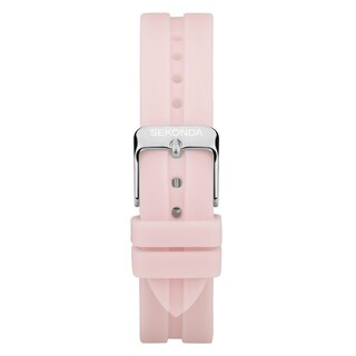 Sekonda Balearic Ladies' Pink Rubber Strap Watch | H.Samuel