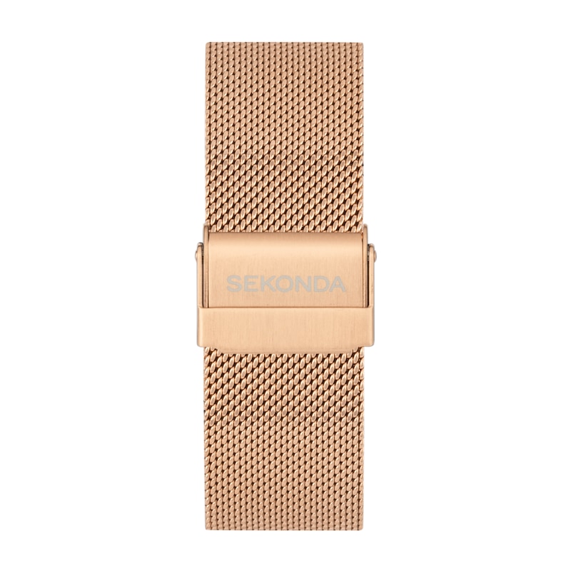 Main Image 8 of Sekonda Motion Plus Smart Rose Tone Stainless Steel Mesh Bracelet Watch