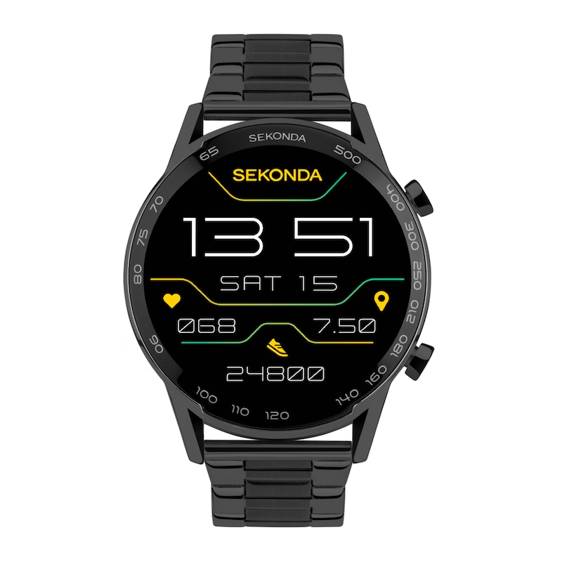 Main Image 1 of Sekonda Active Plus Smart Black Tone Stainless Steel Bracelet Watch