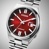 Thumbnail Image 3 of Citizen Automatic Tsuyosa Red Dial Stainless Steel Bracelet Watch