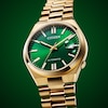 Thumbnail Image 3 of Citizen Automatic Tsuyosa Green Dial Gold Tone Stainless Steel Bracelet Watch