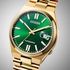 Thumbnail Image 4 of Citizen Automatic Tsuyosa Green Dial Gold Tone Stainless Steel Bracelet Watch