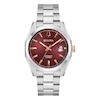 Thumbnail Image 1 of Bulova Surveyor Men's Burgundy Dial Stainless Steel Bracelet Watch