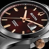 Thumbnail Image 4 of Bulova Surveyor Men's Burgundy Dial Stainless Steel Bracelet Watch