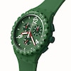 Thumbnail Image 1 of Swatch Primarily Green Men's Green Silicone Strap Watch