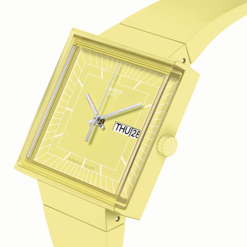 Swatch What If… Lemon? Biosourced Material Strap Watch