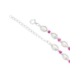 Thumbnail Image 3 of Sterling Silver Freshwater Pearl & Pink Beaded 17+2 Inch Necklace