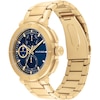 Thumbnail Image 2 of Tommy Hilfiger Men's Blue Dial Gold Tone Bracelet Watch
