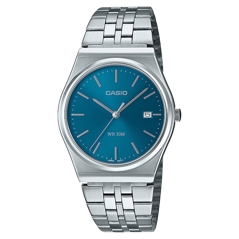 Casio Collection MTP-B145D-2A2VEF Blue Dial Stainless Steel Watch