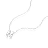 Thumbnail Image 2 of Sterling Silver 'H' Initial Necklace