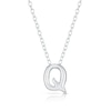 Thumbnail Image 1 of Sterling Silver 'Q' Initial Necklace