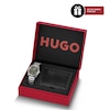 Thumbnail Image 1 of Hugo #Bright Men's Leather Wallet & Green Dial Bracelet Watch Set