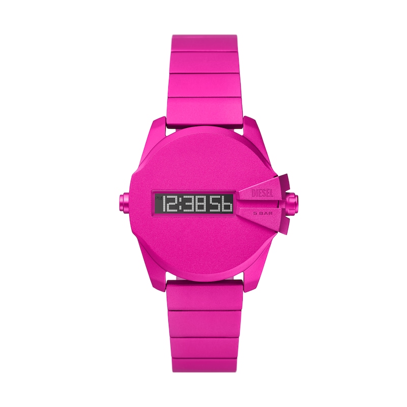 Main Image 1 of Diesel Baby Chief Men's All Pink Digital Dial Bracelet Watch