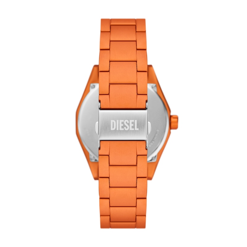 Main Image 3 of Diesel Scraper Men's All Orange Tone Bracelet Watch