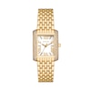 Thumbnail Image 0 of Micheal Kors Emery Ladies' Rectangle White Dial Gold Tone Bracelet Watch