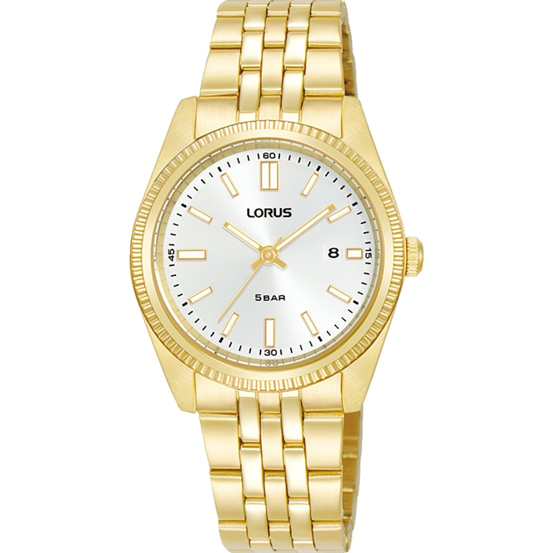 Main Image 1 of Lorus Heritage Ladies' White Dial Gold Tone Stainless Steel Watch