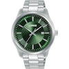 Thumbnail Image 1 of Lorus Signature Men's Green Dial Stainless Steel Bracelet Watch