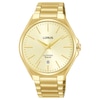 Thumbnail Image 1 of Lorus Sapphire Men's Champagne Dial Gold Tone Stainless Steel Watch