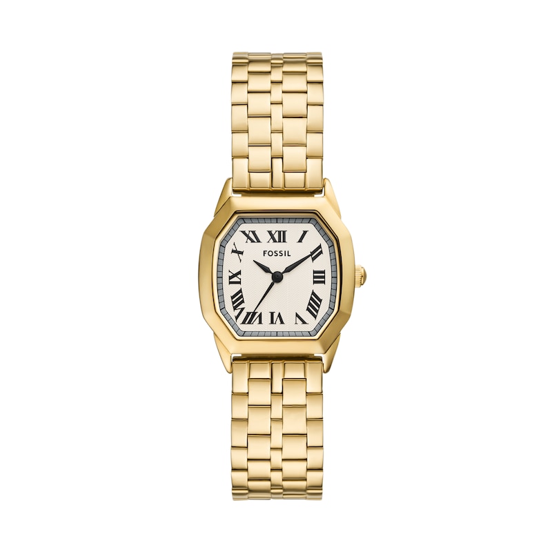 Main Image 1 of Fossil Harlow Ladies' White Dial Gold Tone Stainless Steel Watch