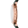 Thumbnail Image 3 of Fossil Carlie Ladies' Green Dial Green Leather Bracelet Watch