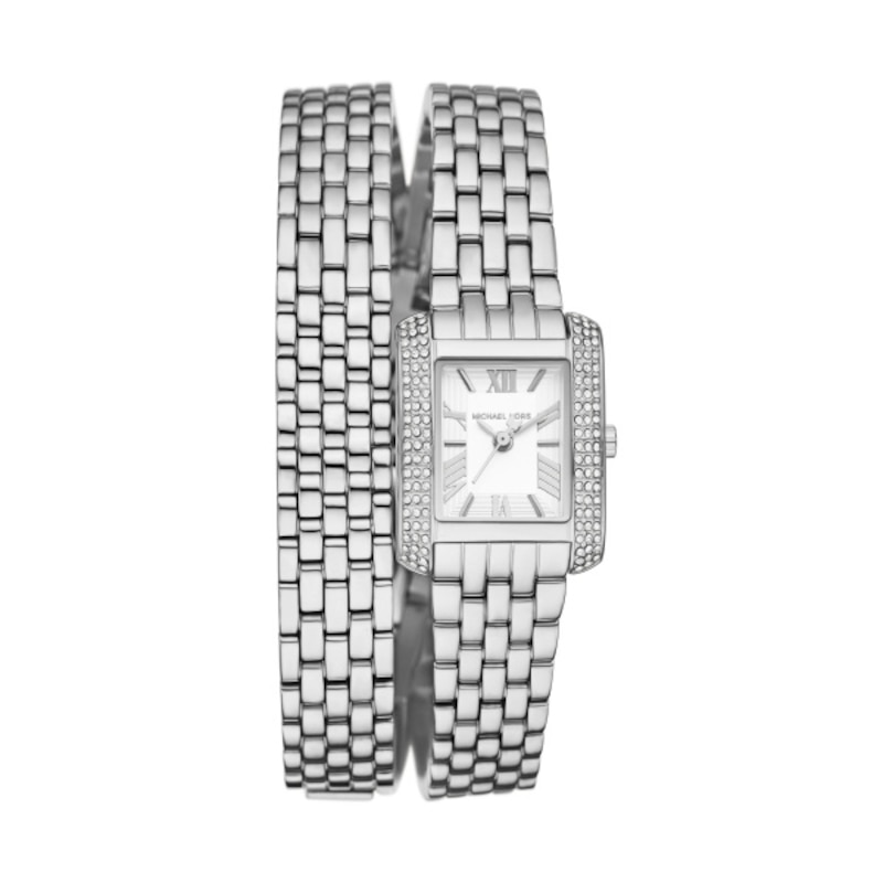 Main Image 1 of Michael Kors Emery Ladies' Stainless Steel Double Wrap Watch