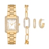 Thumbnail Image 1 of Michael Kors Emery Ladies' Gold Tone Stone Set Bracelet, Earrings & Watch Set