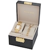 Thumbnail Image 4 of Michael Kors Emery Ladies' Gold Tone Stone Set Bracelet, Earrings & Watch Set