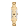 Thumbnail Image 2 of Michael Kors Ladies' Rectangle MK Gold Tone Bangle Watch