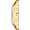 Thumbnail Image 3 of Michael Kors Ladies' Rectangle MK Gold Tone Bangle Watch