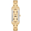 Thumbnail Image 4 of Michael Kors Ladies' Rectangle MK Gold Tone Bangle Watch