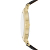 Thumbnail Image 3 of Armani Exchange Ladies' Gold Tone Case Black Leather Strap Watch