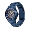 Thumbnail Image 4 of Armani Exchange Men's Rose Tone Skeleton Dial Blue Tone Bracelet Watch