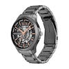 Thumbnail Image 4 of Armani Exchange Men's Skeleton Dial Black Tone Bracelet Watch