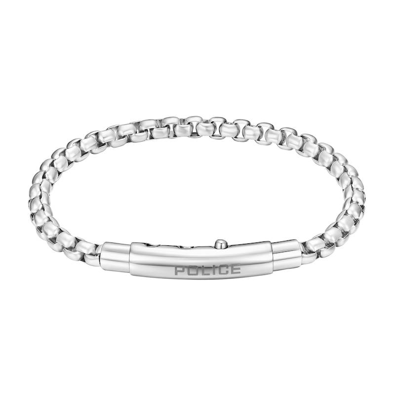 Main Image 1 of Police Fleshy Men's Stainless Steel Shiny Bracelet