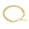 Thumbnail Image 1 of Police Long-Lasting Men's Gold Tone Cuban Chain Bracelet