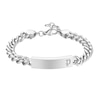 Thumbnail Image 2 of Police Strip II Men's Polished Stainless Steel Plain ID Bracelet