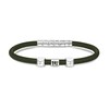 Thumbnail Image 2 of Police Flake Men's Stainless Steel & Green Leather Bracelet