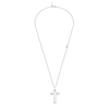 Thumbnail Image 1 of Police Framed Men's Stainless Steel Cross Pendant Necklace