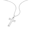 Thumbnail Image 2 of Police Framed Men's Stainless Steel Cross Pendant Necklace