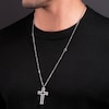 Thumbnail Image 4 of Police Framed Men's Stainless Steel Cross Pendant Necklace