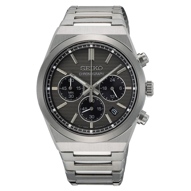 Main Image 1 of Seiko Conceptual Men's Grey Chronograph Dial Stainless Steel Watch