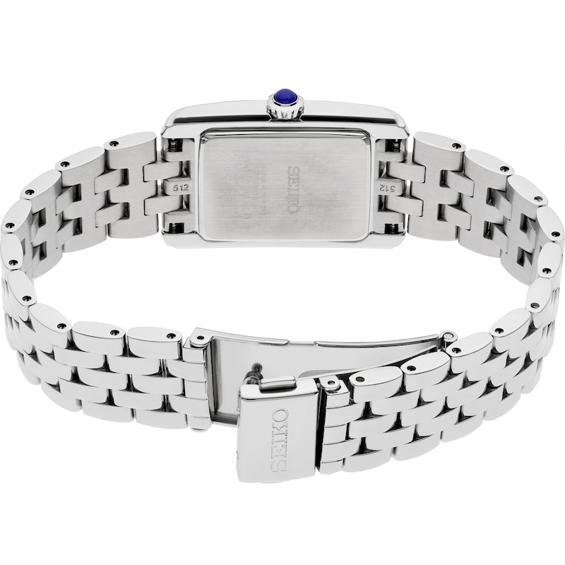 Main Image 3 of Seiko Conceptual Ladies' Silver Rectangle Dial Stainless Steel Bracelet Watch